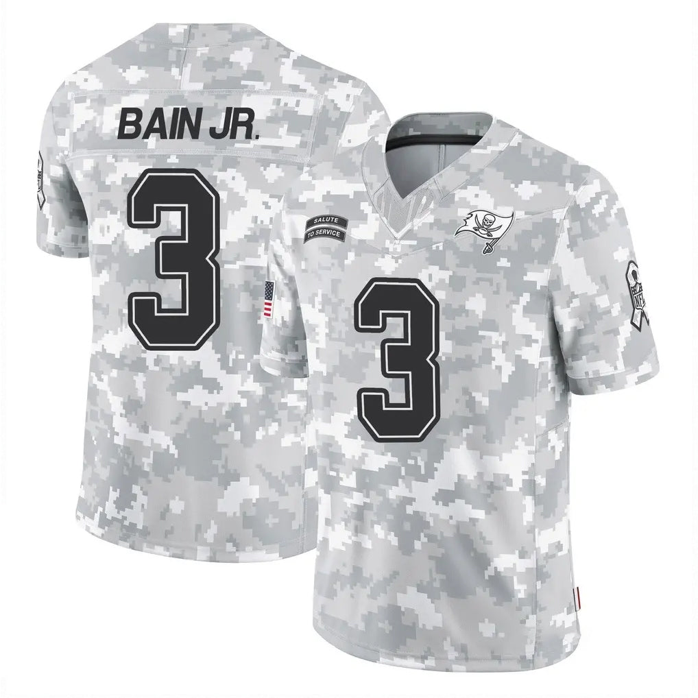 Kooe TB.Buccaneers #3 Rueben Bain Jr. Player Arctic Camo Limited Salute To Service Home Game Stitched Jerseys