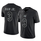 Kooe TB.Buccaneers #3 Rueben Bain Jr. Player Black Reflective Limited Home Game Stitched Jerseys