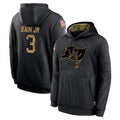 Kooe TB.Buccaneers #3 Rueben Bain Jr. Player Black Salute to Service Sideline Performance Pullover Hoodies Home Game Stitched Jerseys