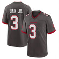 Kooe TB.Buccaneers #3 Rueben Bain Jr. Player Pewter Alternate Home Game Stitched Jerseys