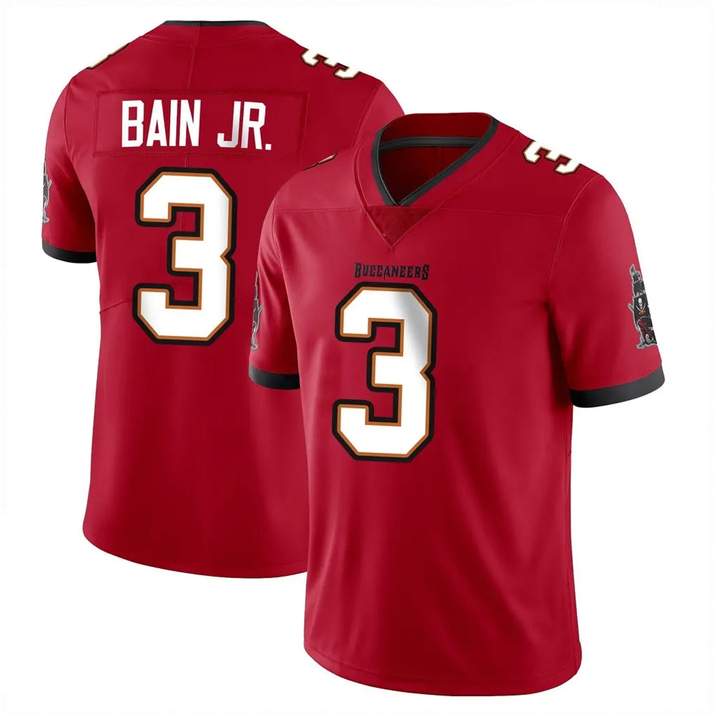 Kooe TB.Buccaneers #3 Rueben Bain Jr. Player Red Limited Vapor F.U.S.E. Home Game Stitched Jerseys