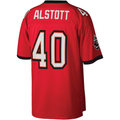 Kooe TB.Buccaneers #40 Mike Alstott Mitchell & Ness Red Legacy Replica Stitched Puhic Jersey