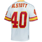 Kooe TB.Buccaneers #40 Mike Alstott Mitchell & Ness White Legacy Replica Stitched Puhic Jersey