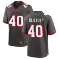 Kooe TB.Buccaneers #40 Mike Alstott Player Pewter Game Stitched Jerseys