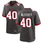Kooe TB.Buccaneers #40 Mike Alstott Player Pewter Game Stitched Jerseys