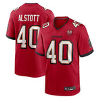 Kooe TB.Buccaneers #40 Mike Alstott Player Red 50th Anniversary GameStitched Jerseys