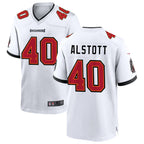 Kooe TB.Buccaneers #40 Mike Alstott Player White Home Game Stitched Jerseys