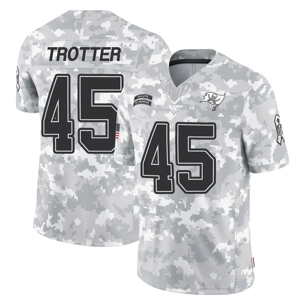 Kooe TB.Buccaneers #45 Josiah Trotter Player Arctic Camo Limited Salute To Service Home Game Stitched Jerseys