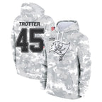 Kooe TB.Buccaneers #45 Josiah Trotter Player Arctic Camo Limited Salute to Service Pullover Hoodies Game Stitched Jerseys