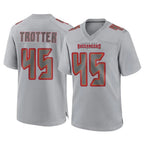 Kooe TB.Buccaneers #45 Josiah Trotter Player Gray Atmosphere Fashion Home Game Stitched Jerseys