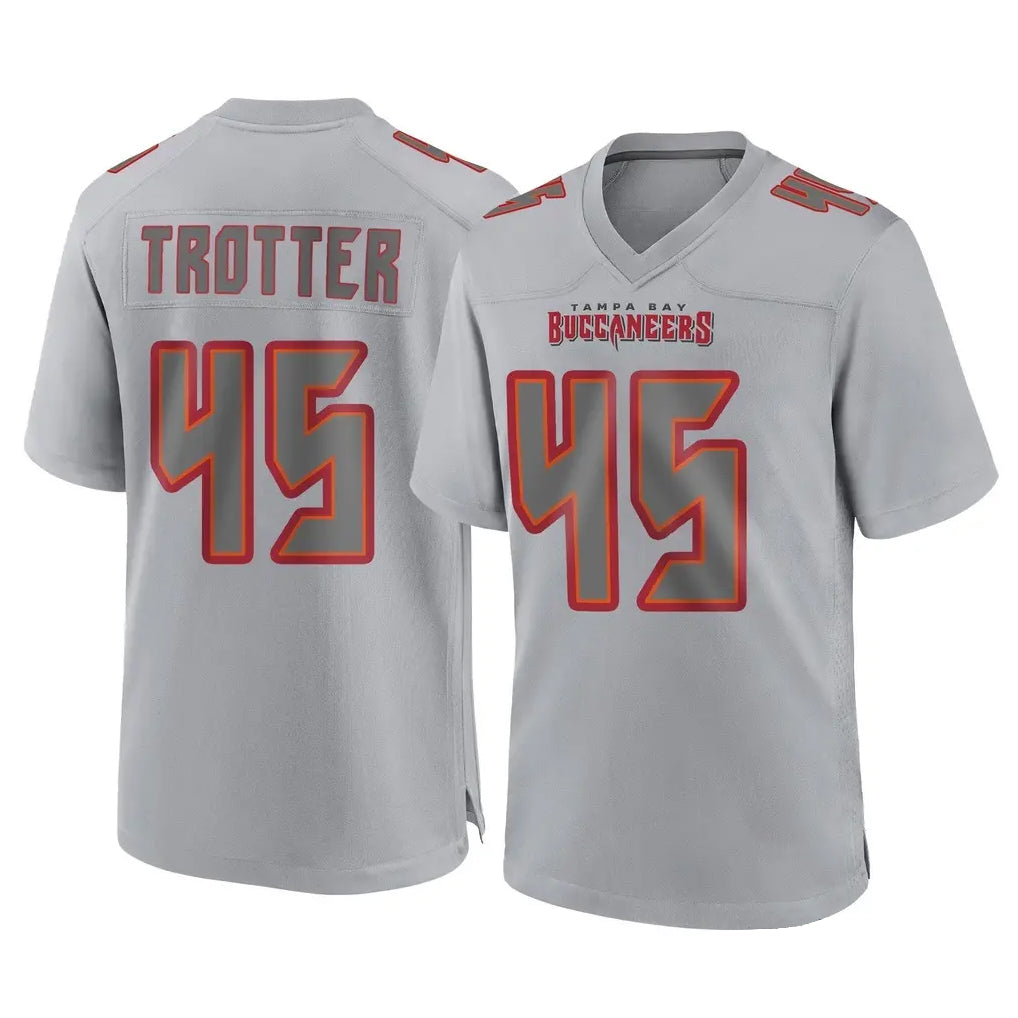 Kooe TB.Buccaneers #45 Josiah Trotter Player Gray Atmosphere Fashion Home Game Stitched Jerseys