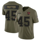 Kooe TB.Buccaneers #45 Josiah Trotter Player Olive 2025 Salute To Service Limited Home Game Stitched Jerseys