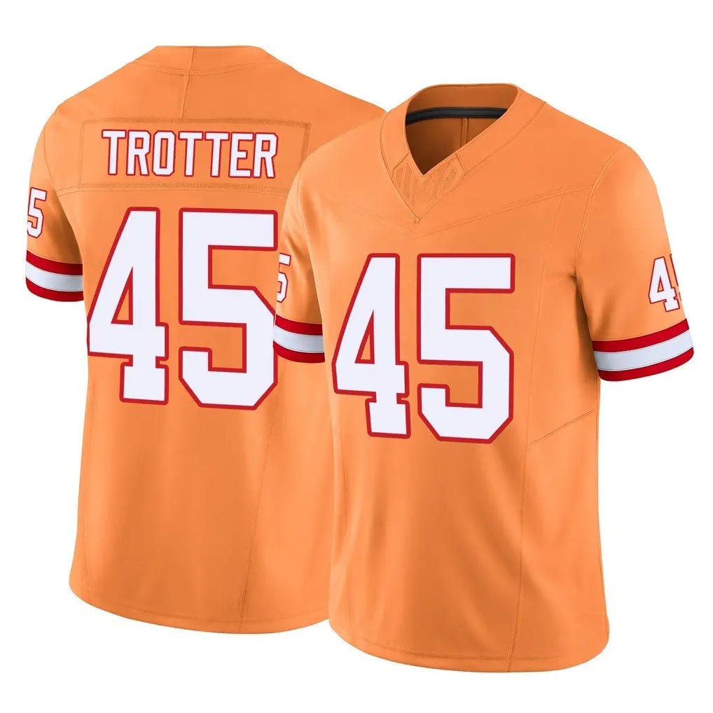 Kooe TB.Buccaneers #45 Josiah Trotter Player Orange Limited Vapor F.U.S.E. Home Game Stitched Jerseys