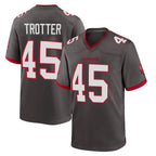 Kooe TB.Buccaneers #45 Josiah Trotter Player Pewter Alternate Home Game Stitched Jerseys