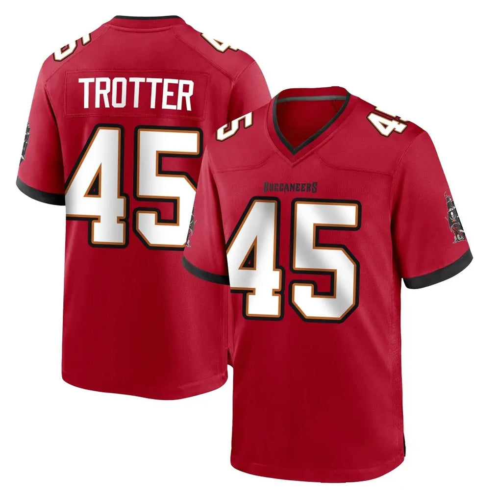 Kooe TB.Buccaneers #45 Josiah Trotter Player Red Home Game Stitched Jerseys