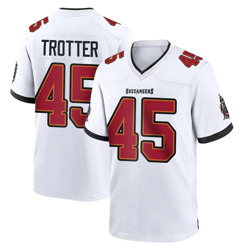 Kooe TB.Buccaneers #45 Josiah Trotter Player White Home Game Stitched Jerseys