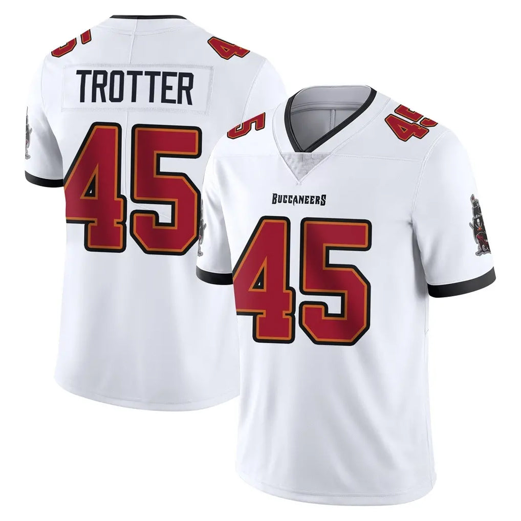 Kooe TB.Buccaneers #45 Josiah Trotter Player White Limited Vapor Untouchable Home Game Stitched Jerseys