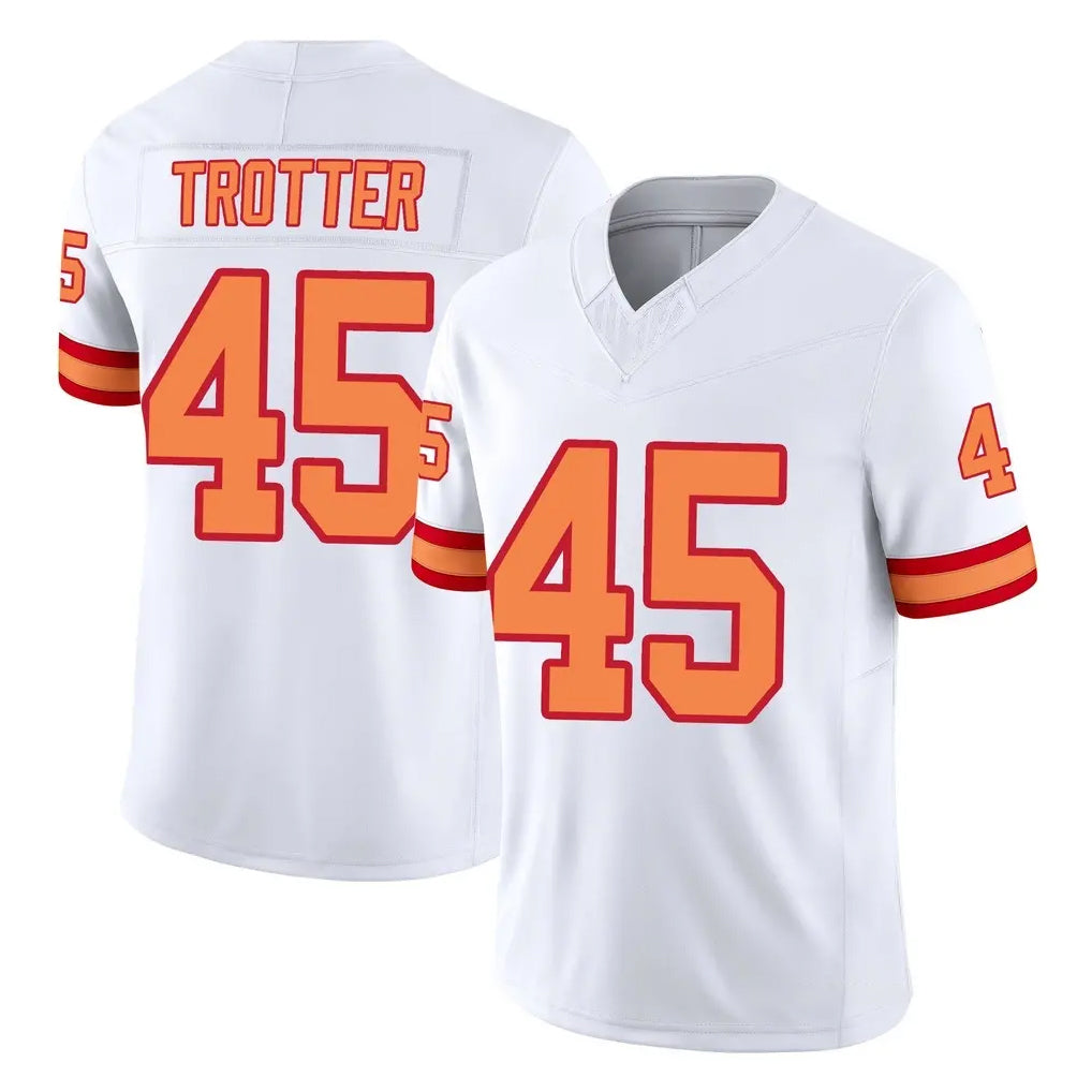 Kooe TB.Buccaneers #45 Josiah Trotter Player White Limited '76 Vapor F.U.S.E. Home Game Stitched Jerseys