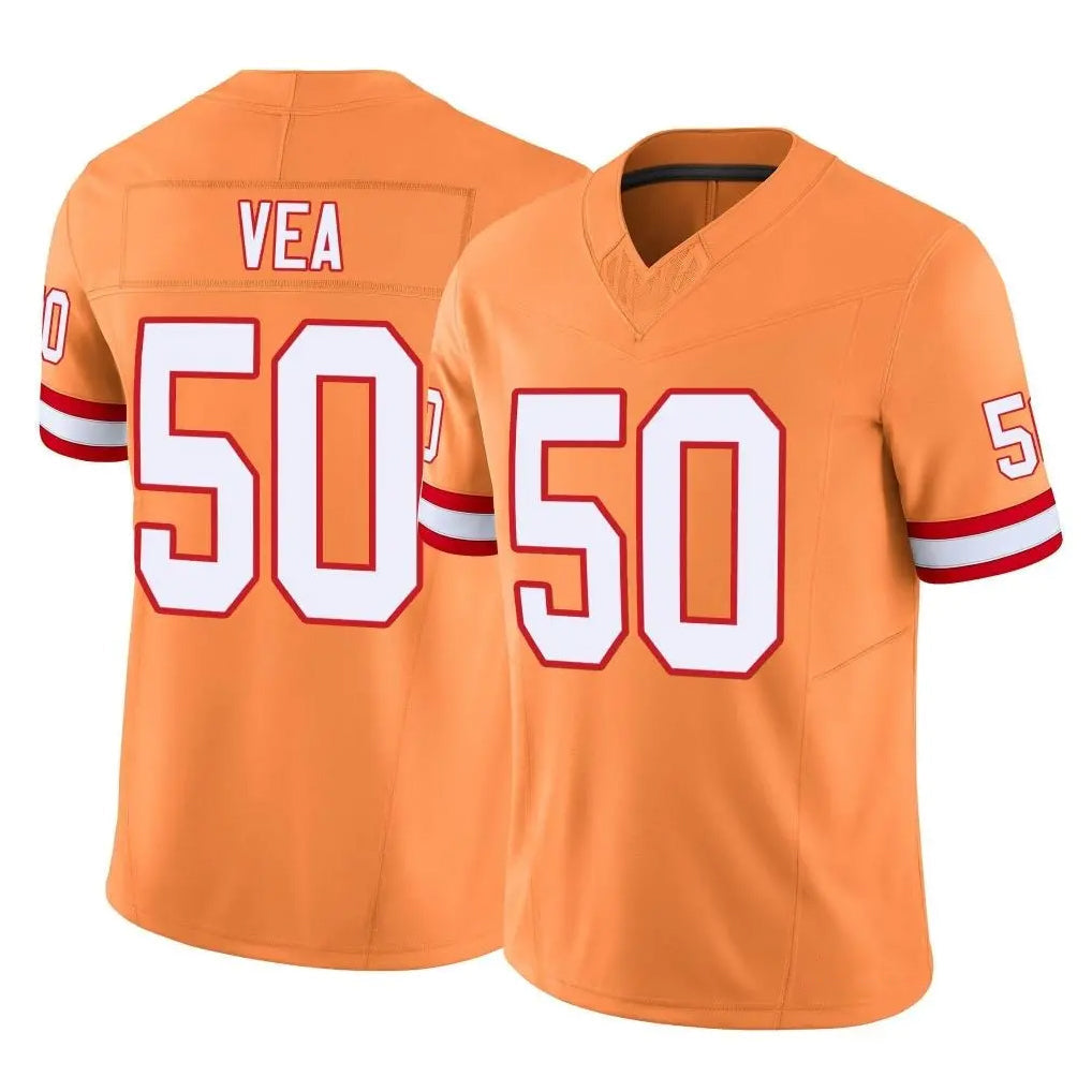 Kooe TB.Buccaneers #50 Vita Vea Player Orange Limited Vapor F.U.S.E. Home Game Stitched Jerseys