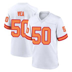 Kooe TB.Buccaneers #50 Vita Vea Player White '76 Home Game Stitched Jerseys