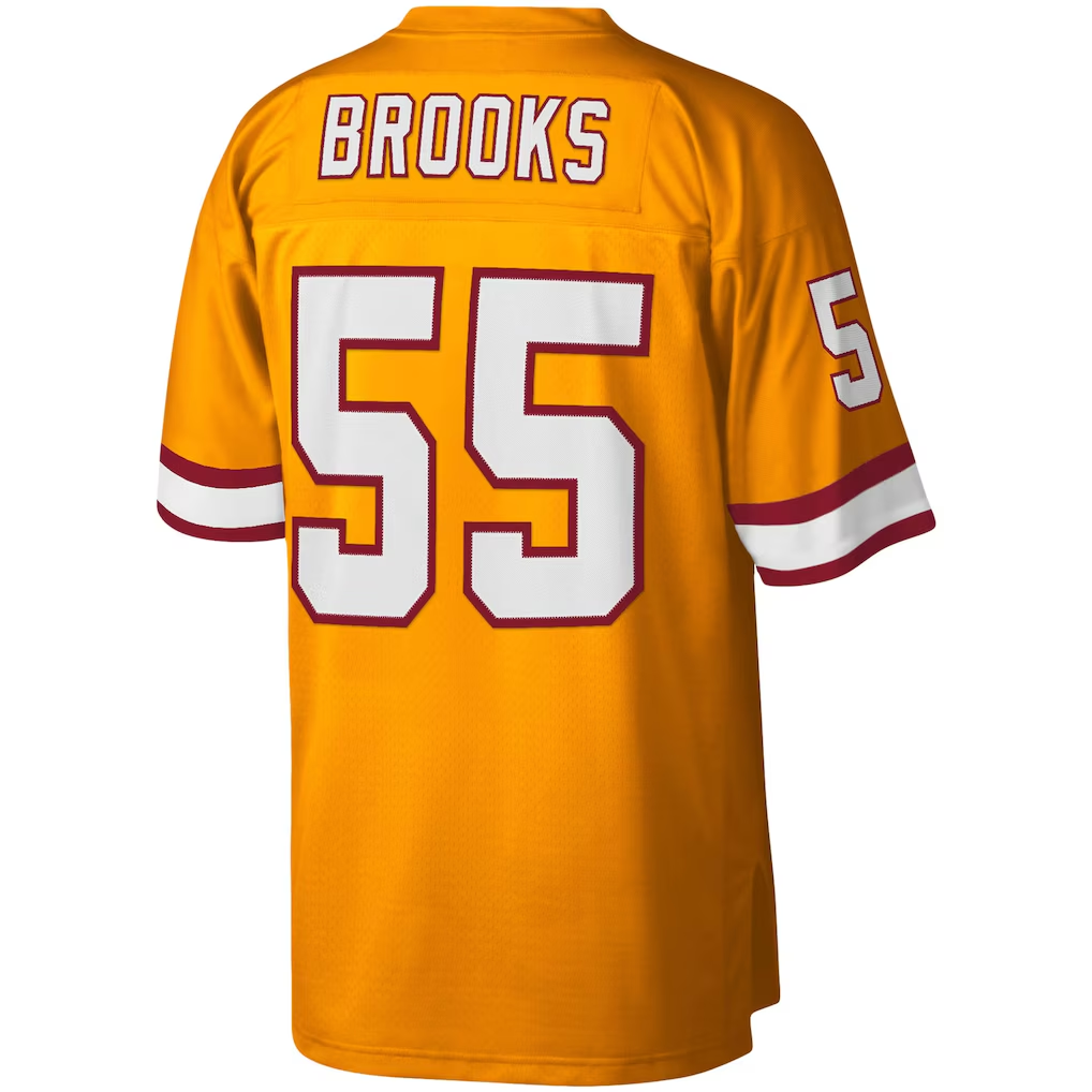 Kooe TB.Buccaneers #55 Derrick Brooks Mitchell & Ness Orange Big & Tall 1995 Legacy Retired Player Jersey