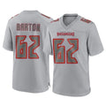 Kooe TB.Buccaneers #62 Graham Barton Player Gray Atmosphere Fashion Home Game Stitched Jerseys