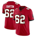 Kooe TB.Buccaneers #62 Graham Barton Player Red Limited Vapor Home Game Stitched Jerseys