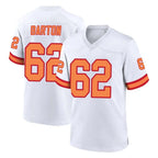 Kooe TB.Buccaneers #62 Graham Barton Player White '76 Home Game Stitched Jerseys