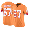 Kooe TB.Buccaneers #67 Luke Goedeke Player Orange Limited Vapor F.U.S.E. Home Game Stitched Jerseys