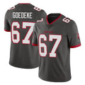 Kooe TB.Buccaneers #67 Luke Goedeke Player Pewter Limited Alternate Vapor Home Game Stitched Jerseys