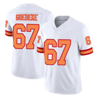 Kooe TB.Buccaneers #67 Luke Goedeke Player White Limited '76 Vapor F.U.S.E. Home Game Stitched Jerseys
