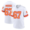 Kooe TB.Buccaneers #67 Luke Goedeke Player White '76 Home Game Stitched Jerseys