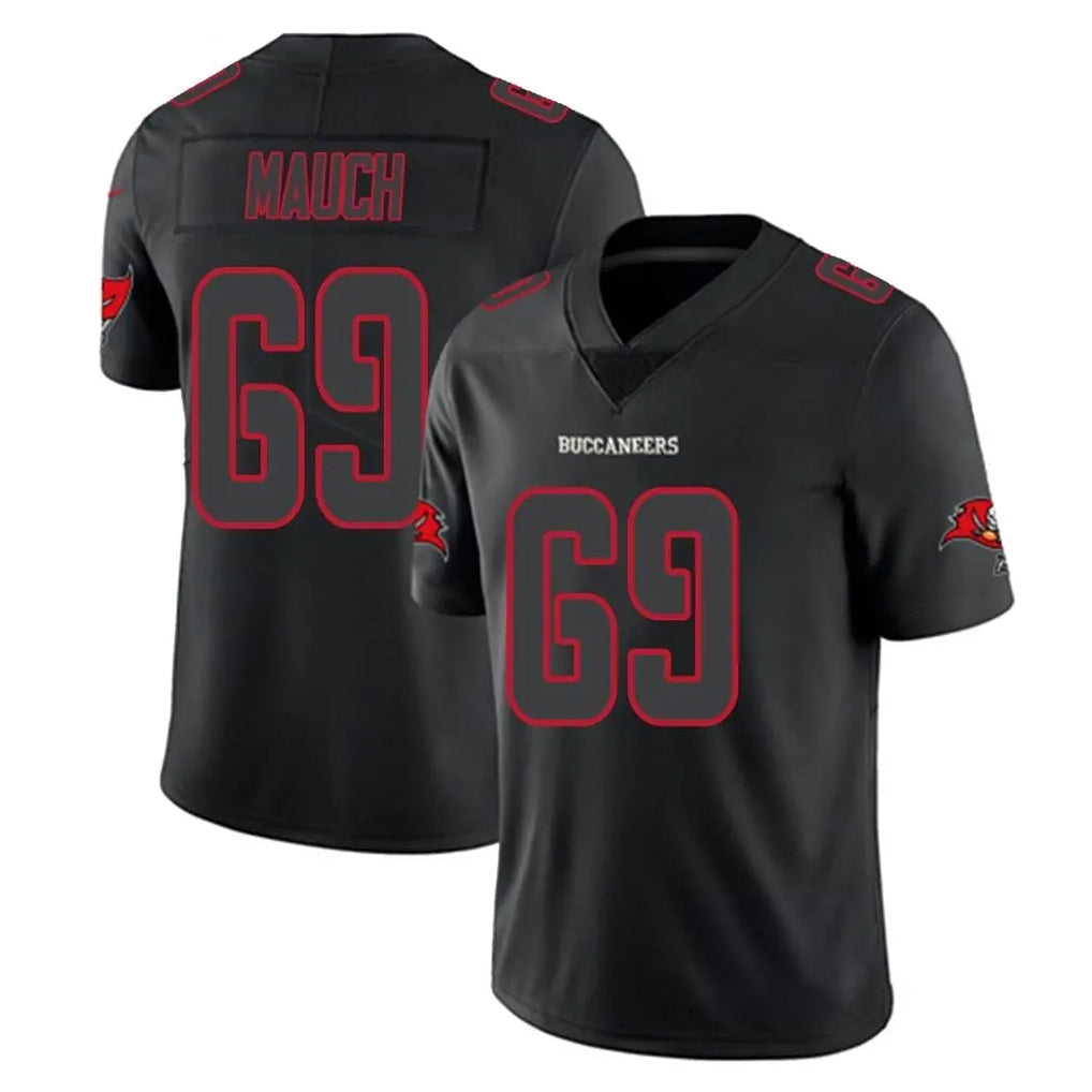 Kooe TB.Buccaneers #69 Cody Mauch Player Black Impact Limited Home Game Stitched Jerseys