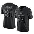 Kooe TB.Buccaneers #69 Cody Mauch Player Black Reflective Limited Home Game Stitched Jerseys