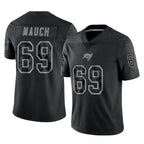 Kooe TB.Buccaneers #69 Cody Mauch Player Black Reflective Limited Home Game Stitched Jerseys