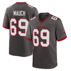 Kooe TB.Buccaneers #69 Cody Mauch Player Pewter Alternate Home Game Stitched Jerseys