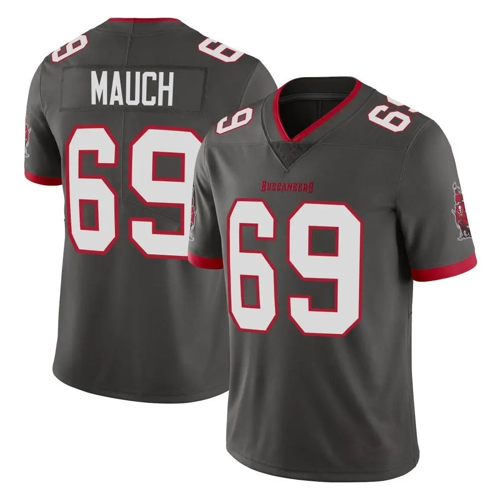 Kooe TB.Buccaneers #69 Cody Mauch Player Pewter Limited Alternate Vapor Home Game Stitched Jerseys