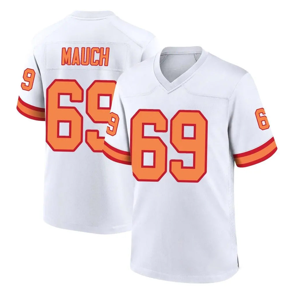 Kooe TB.Buccaneers #69 Cody Mauch Player White '76 Home Game Stitched Jerseys