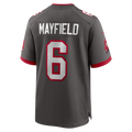 Kooe TB.Buccaneers #6 Baker Mayfield Pewter Alternate Game Player Stitched Jerseys