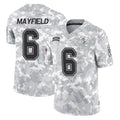 Kooe TB.Buccaneers #6 Baker Mayfield Player Arctic Camo Limited Salute To Service Home Game Stitched Jerseys