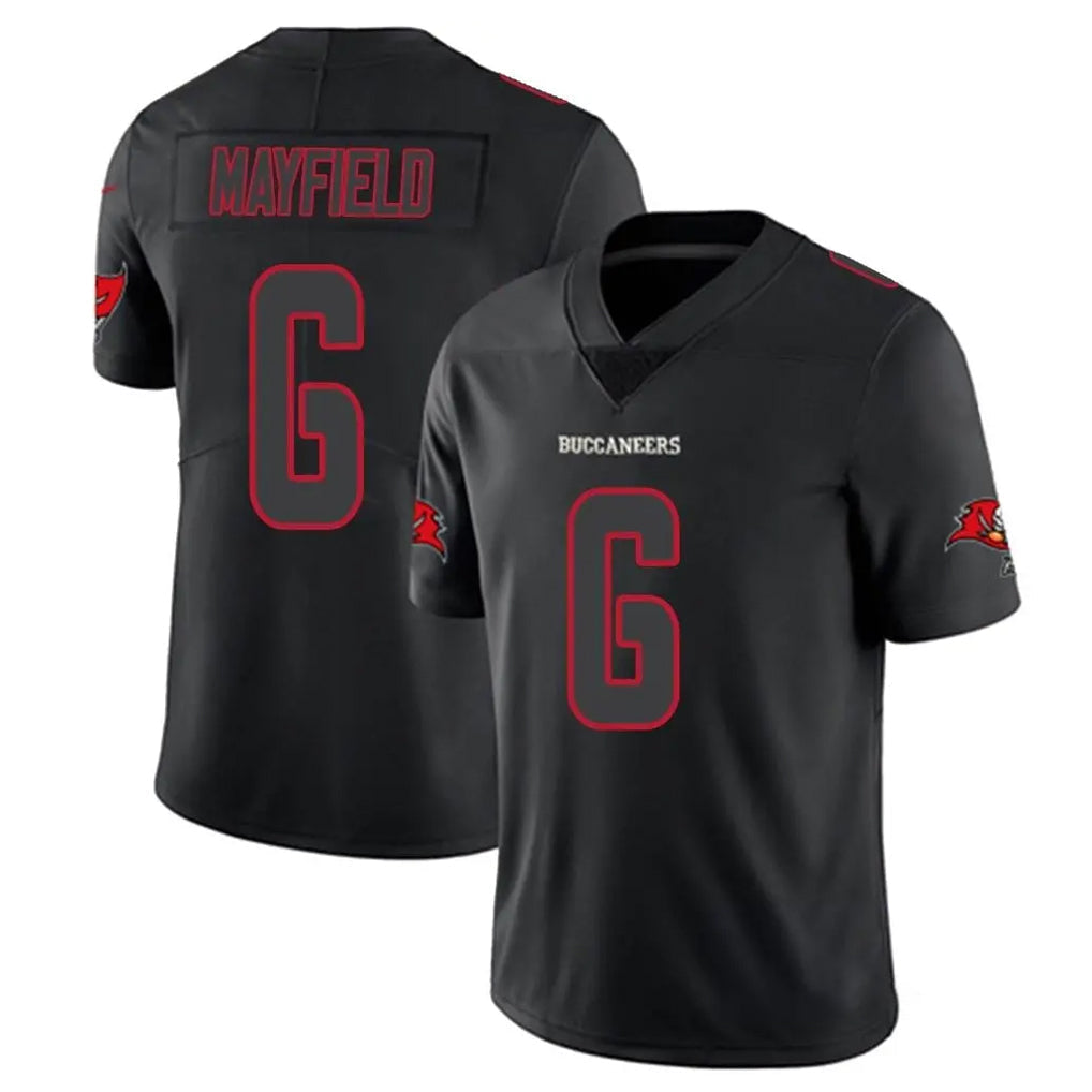 Kooe TB.Buccaneers #6 Baker Mayfield Player Black Impact Limited Home Game Stitched Jerseys