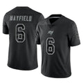 Kooe TB.Buccaneers #6 Baker Mayfield Player Black RFLCTV Limited Stitched Jerseys