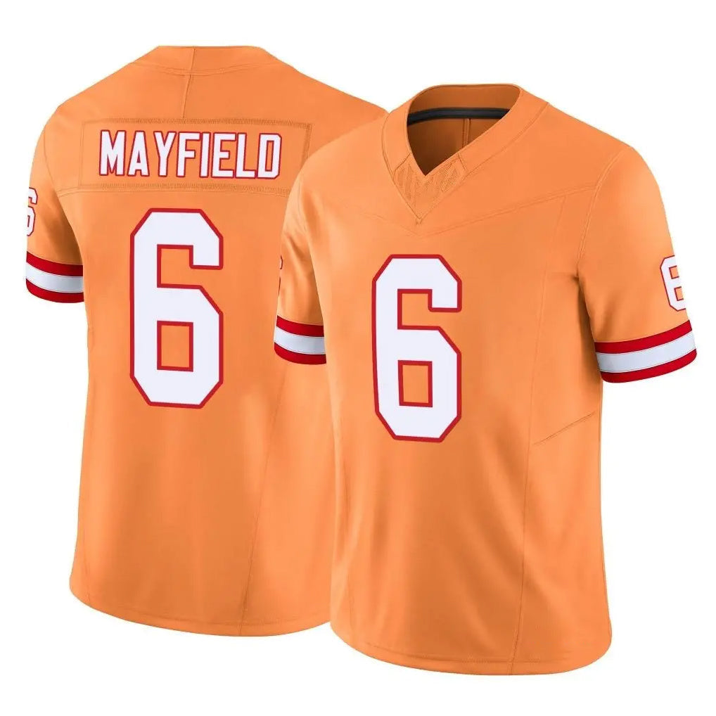 Kooe TB.Buccaneers #6 Baker Mayfield Player Orange Limited Vapor F.U.S.E. Home Game Stitched Jerseys