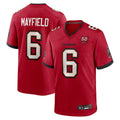 Kooe TB.Buccaneers #6 Baker Mayfield Player Red 50th Anniversary Game Stitched Jerseys