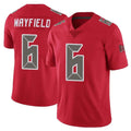 Kooe TB.Buccaneers #6 Baker Mayfield Player Red Limited Color Rush Home Game Stitched Jerseys