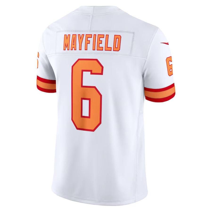 Kooe TB.Buccaneers #6 Baker Mayfield Player White Vapor F.U.S.E. Limited Stitched Jerseys