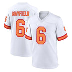 Kooe TB.Buccaneers #6 Baker Mayfield Player White '76 Home Game Stitched Jerseys