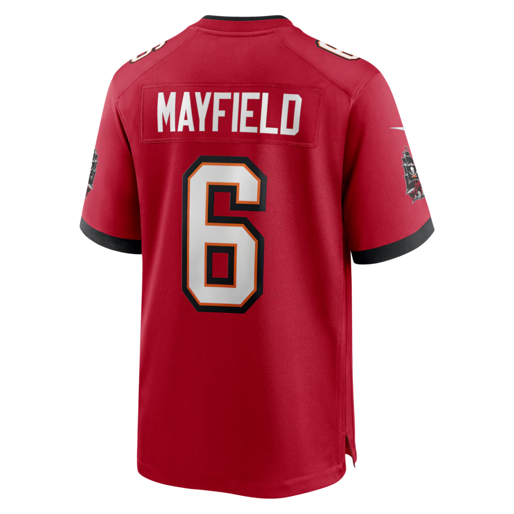 Kooe TB.Buccaneers #6 Baker Mayfield Red Team Game Stitched Jerseys