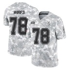 Kooe TB.Buccaneers #78 Tristan Wirfs Player Arctic Camo Limited Salute To Service Home Game Stitched Jerseys
