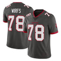 Kooe TB.Buccaneers #78 Tristan Wirfs Player Pewter Limited Alternate Vapor Home Game Stitched Jerseys